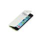 Case kwmobile® practical and stylish protective flap for Apple iPhone 5C White (Wireless Phone Accessory)