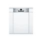 Bosch SPI53M25EU part integratable dishwasher / Installation / A + A / 220 kWh / year / 9 MGD / 2240 liters / year / 44 db / Start time delay / Aquastop / stainless steel / Active Water / 44.8 cm / delivery without furniture front (Misc.)
