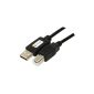 Printer cable adapter cable USB 2.0 AB (USB connector type A / USB connector Type B) for ALL Brother MFC Druker (See description for compatible models) - Including: MFC-2500 MFC-4300 MFC-4350 MFC-4450 MFC-4550 MFC-4550PLUS MFC-4600 MFC-4650 MFC-4800 MFC-6000 MFC-7225N MFC-6550MC MFC-7320 MFC-7360N MFC-7420 MFC-7440N MFC-7460DN MFC-7550 MFC-7550MC MFC-7650 MFC-6510DW MFC MFC 7650MC 6710DW (Electronics)