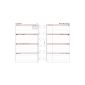 Filofax 6827515 Pocket Calendar Professionel 1 week on 2 pages, German, white (Office supplies & stationery)