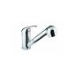 Single-lever kitchen mixer with pull-out ADOB handspray, chrome, 39516 (tool)