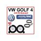 VW Golf 4 speakers Alpine with installation kit (electronics)