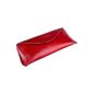 Glasses case red leather View Sun N927 - useful gift (Clothing)