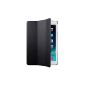 Adento SmartCase iPad Air Cover in Black - Smart Cover Case with back protection for the iPad Air (Electronics)