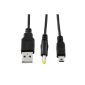 2 in 1 USB Data Charger Cable For Sony PSP 1000 2000 3000 NINE (Video Game)