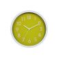 HITO ™ modern colorful Silence Non-ticking Wanduhr- 10 inches (green) (household goods)