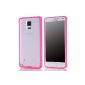 Arbalest® Case Samsung Galaxy Note 4 - [Hybrid Bumper] Shell-Shock Absorption Bumper Cover Case Protection and Anti-Scratch IV Samsung Galaxy Note 4 - Pink (Electronics)