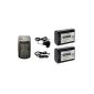 2x Battery + Charger for Sony NP-FV50 - See Compatibility List (Electronics)