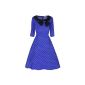 Lindy Bop Dress Parisian 50s Cassy, ​​blue Gr.  48 (textiles)