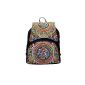 niceeshop (TM) National Flower Embroidery Canvas Travel Backpack (Miscellaneous)