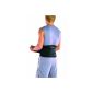 Mueller back-active support to support the lumbar region, one size, black (Sports Apparel)