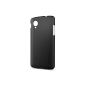 ULTRA FIT - SPIGEN SGP CASE [PREMIUM NON SLIP - Extra Grip anti-slip surface] - SLIM Cover for Google Nexus 5 -. Thin Cover including screen protector / protector, black (smooth black) (accessory)