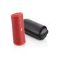 JBL Flip II portable powered stereo speakers (Bluetooth, NFC, bass reflex, microphone) Red (Electronics)