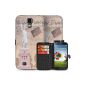 DONZO Wallet City bag for Samsung Galaxy S4 I9500 I9505 Multi (Electronics)