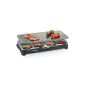 Severin RG 2343 Raclette - Party Grill with natural stone grill, black