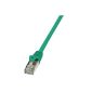 LogiLink CP1085S CAT5e F / UTP Patch Cable AWG26 green 7,50m (Accessories)