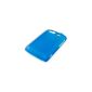 TP Rubber Case Cover for HTC Wildfire S (G13) Blue (Electronics)