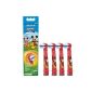 Braun Oral-B Stages Power Kids EB10-4K Set of 4 electric toothbrush heads for Mickey Mouse children