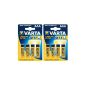 Varta 4103101414 - Battery SET 2x 4-Packs LR03 Micro AAA Longlife (Toys)