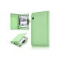 Bingsale Leather Case Protective Skin Cover Case Case with Stand Magnetic Auto Sleep / Wake function for Kindle Voyage (Kindle Voyage, green)