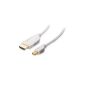 Cable Mini DisplayPort Cable Matters | Thunderbolt to HDMI White - 5m (Electronics)