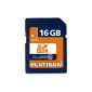 Platinum SDHC Memory Card Class 6 16GB (Accessory)