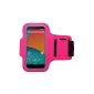 Sports Armband for Samsung Galaxy ALPHA with key compartment - Rose - by PrimaCase (Electronics)