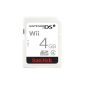 SanDisk 4GB SDHC Memory Card for Nintendo Wii SDSDG-004G-B46 (Accessory)