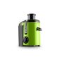 oneConcept Juice Ninja - Centrifuge / 250W juicer (11,000 rev / min, 2 speeds, 1.2L container) - Green (Kitchen)