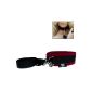 Strawberry Company EXTREME Soft Collar with leash Bordeaux, extra softly padded bondage, shackles, made in Germany (Health and Beauty)