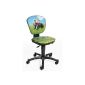 Topstar Kids office chair / swivel chair MAXX KID Tractor fabric green