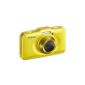 Nikon Coolpix S31 Digital Camera (10 Megapixel, 3x opt. Zoom, 6.9 cm (2.7 inch) LCD screen, up to 5m waterproof) yellow yellow (Electronics)