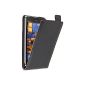 Mumbi Flap Leather Case for Nokia Lumia 925 Black (Accessory)