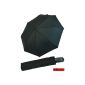 large pocket umbrella 104 cm BIG with safety lock Safety - black (Textiles)