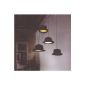 GaGa Lamp Design WHITTY hat ceiling light XL Black 60W E27