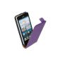 yayago Premium Flip-Style Leather Case -Ultra flat leather bag in purple for your Huawei Ascend Y300 (Electronics)