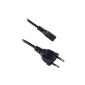Kosee IEC C7 (Fig. 8) Power cable with European plug for Samsung Smart TV's (5m) (Electronics)