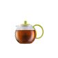 1844-565 Bodum Assam Tea Filter Piston acrylic 1 L Green (Kitchen)