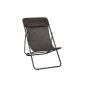 Lafuma Relax deck chair, folding, Maxi Transat Plus, Moka (Brown), LFM1862-5021 (equipment)