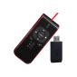 August LP109M - Cordless Presenter with Red Laser Pointer - Cordless Powerpoint Remote with 