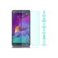 delightable24 tempered glass protective glass Tempered Glass Screen Protector SAMSUNG GALAXY NOTE 4 Smartphone - Crystal Clear (Electronics)