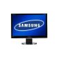 Samsung SyncMaster 2493HM 61 cm (24 inch) widescreen TFT monitor DVI with speakers and USB hub black (Contrast 10000: 1, 5ms response time) (Personal Computers)