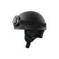 Vintage motorcycle helmet with goggles Size M 57-58cm