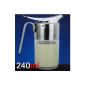 Creamer Stainless steel lid for 240ml, lactose jug jug scoop (LHS)