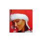 Christmas hat with braids and bobble hat christmas woman Santa hat woman Christmas