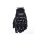 CARCHET® 1 pair motorcycle gloves Motorcycle Gloves Racing Gloves fiber PU Black M