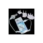 PG fast universal charger with car plug (with EU, UK and US plug adapters come) for Nokia BL-5J BP-4L BL-5K BP-5M BL-5BT BL-6Q BL-4U BL-5F BL 4B BL-4CT BL-4S BL5C BL-4C BL-5B BLC-2 BLD-3-5230 5800 5802 XpressMusic, N900, X6, N97, N97 Mini, N8, C6, E73, E72, E63, E71, E90 Communicator, 8800A 4GB Carbon Arte, 8800 Arte, 8800 Carbon Arte, 8800 Gold Arte, 8800 Sapphire Arte and more (electronic)