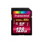 Transcend Ultimate Class 10 TS128GSDXC10U1-speed SDXC 128GB memory card (UHS-1, 600x) (Personal Computers)