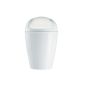 Koziol Swing Top Wastebasket Del XL solid white (household goods)