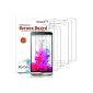 6 rooms IDACA Film Clear LCD screen protector for LG G3 d855 (Electronics)